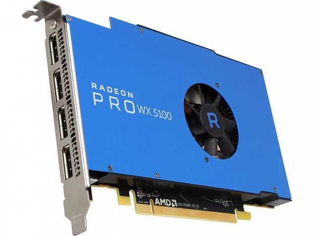 AMD Radeon™ PRO WX 5100 - 8GB GDDR5, 4xDP