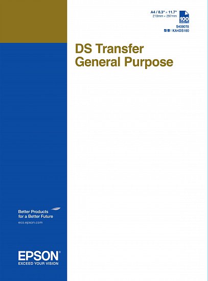 EPSON Víceúčelový transferový papír DS, listy A4
