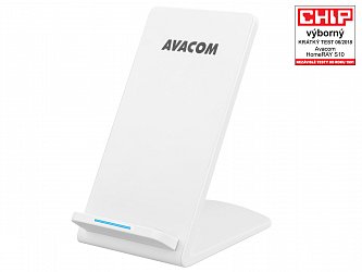 AVACOM HomeRAY S10 bezdrátová nabíječka stojánek, bílá