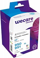 WECARE ink sada pro HP C2P43AE,CMYK/HC