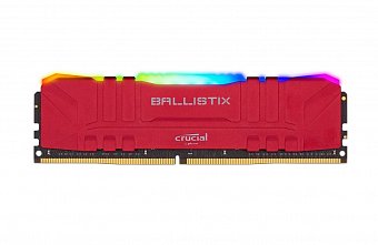 16GB DDR4 3600MHz Crucial Ballistix CL16 2x8GB Red RGB 16GB DDR4 3600MHz Crucial Ballistix CL16 2x8GB Red RGB