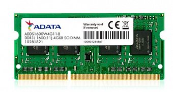 SO-DIMM 4GB DDR3L-1600MHz ADATA CL11 1,35V