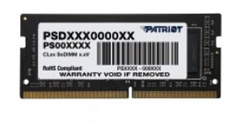 SO-DIMM 16GB DDR4-2666Hz Patriot CL19 2Gx8
