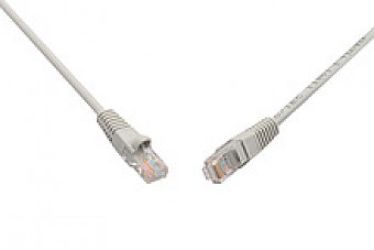 SOLARIX patch kabel CAT6 UTP PVC 3m šedý snag-proof