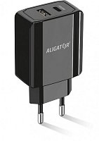  Aligator POWER DELIVERY 20W, USB + USB-C, černá