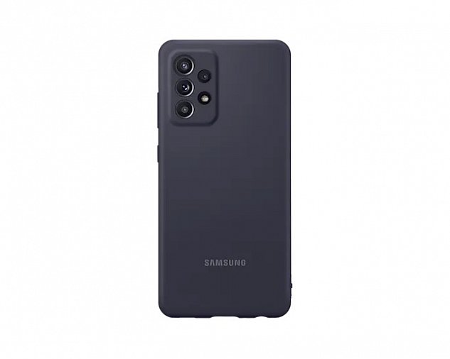 Samsung Silikonový zadní kryt A52/A52 5G/A52s Black