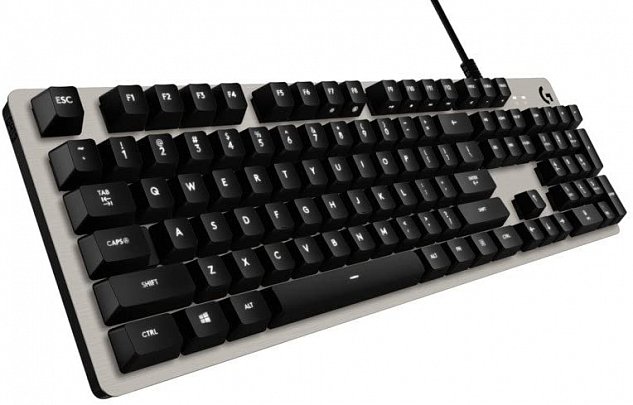 herní klávesnice Logitech G413 Silver, US INTL layout
