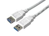 PremiumCord Prodlužovací kabel USB 3.0 Super-speed 5Gbps A-A, MF, 9pin, 2m bílá