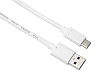 PremiumCord kabel USB-C - USB 3.0 A (USB 3.2 generation 2, 3A, 10Gbit/s)  2m bílá