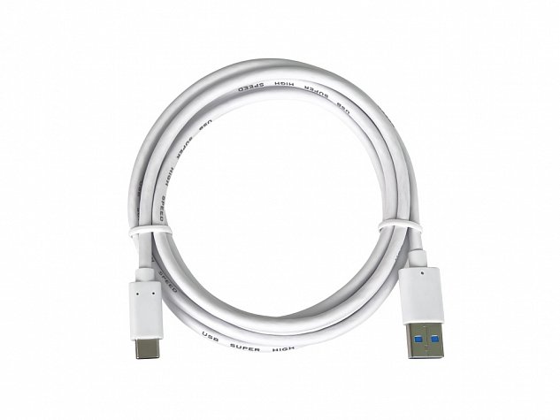 PremiumCord kabel USB-C - USB 3.0 A (USB 3.2 generation 2, 3A, 10Gbit/s)  2m bílá