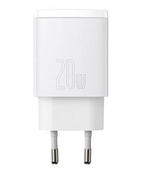 Baseus CCXJ-B02 Compact Quick Nabíječka USB/USB-C 20W White