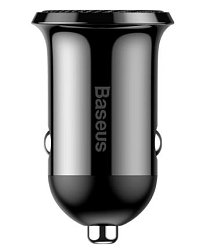 Baseus CCALLP-01 Grain Pro Nabíječka do Auta 2xUSB 4.8A Black