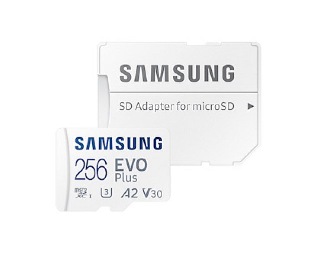 Samsung micro SDXC 256GB EVO Plus + SD adaptér