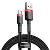 Baseus CATKLF-B91 Cafule Kabel USB-C 3A 1m Red/Black