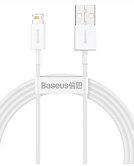 Baseus CALYS-B02 Superior Fast Charging Kabel Lightning 2.4A 1.5m White