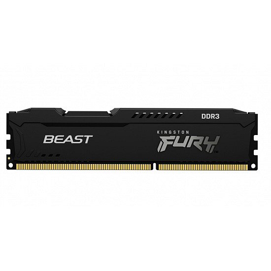 4GB DDR3-1600MHz CL10 Kingston FURY Beast Black