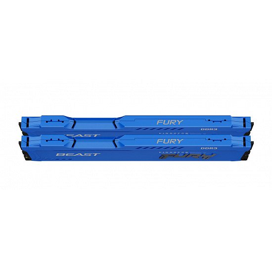 8GB DDR3-1600MHz CL10 Kingston FURY Beast Blue, 2x4GB