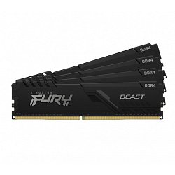 128GB DDR4-3000MHz CL15  Kingston FURY Beast, 4x32GB