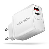 AXAGON ACU-PQ22W, PD & QUICK nabíječka do sítě 22W, 2x port (USB + USB-C), PD3.0/QC3.0/AFC/FCP/Apple AXAGON ACU-PQ22W, PD & QUICK nabíječka do sítě 22W, 2x port (USB + USB-C), PD3.0/QC3.0/AFC/FCP/Apple