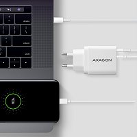 AXAGON ACU-PQ22W, PD & QC nabíječka do sítě 22W, 2x port (USB-A + USB-C), PD3.0/QC3.0/AFC/FCP/Apple,