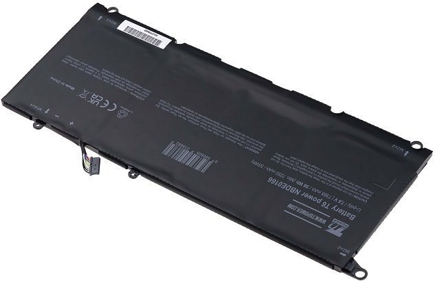 Baterie T6 power Dell XPS 13 9343, 13 9350, 7368mAh, 56Wh, 4cell, Li-pol