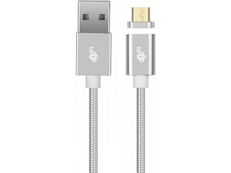 TB Touch kabel Micro USB stříbrný 1m