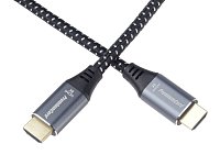 PremiumCord ULTRA HDMI 2.1 High Speed + Ethernet kabel 8K@60Hz,zlacené 2m