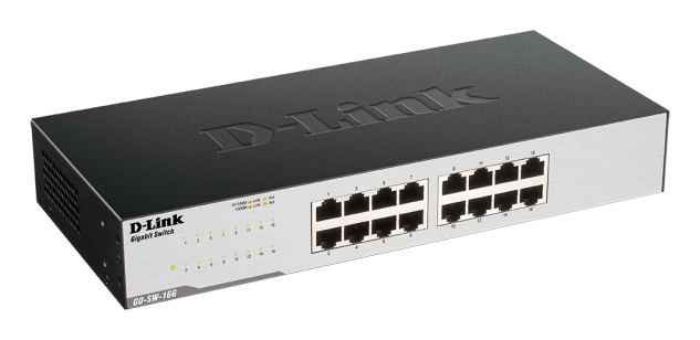 D-Link GO-SW-16G 16-Port GIGABIT DESKTOP SWITCH