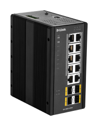 D-Link DIS-300G-14PSW Industrial Gigabit Managed PoE Switch with SFP slots