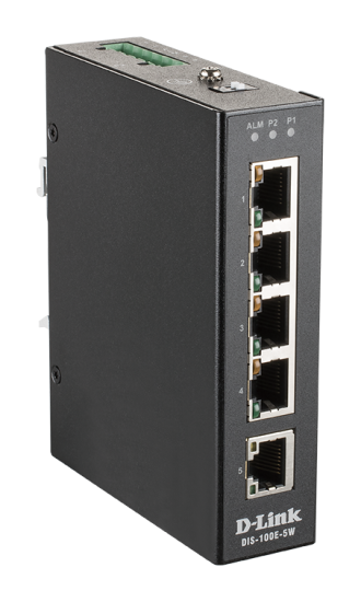 D-Link DIS-100E-5W Industrial 5 port Unmng switch