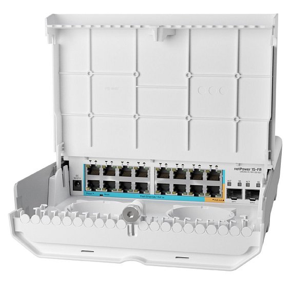 MikroTik CRS318-1Fi-15Fr-2S-OUT, reverse PoE