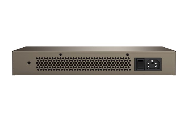 Tenda TEG1024D 24x Gigabit Switch, Fanless-bez ventilátorů, Rackmount, ochrana proti přepětí