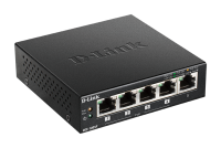 D-Link DES-1005P 5-port 10/100 switch, 4xPoE+,60W