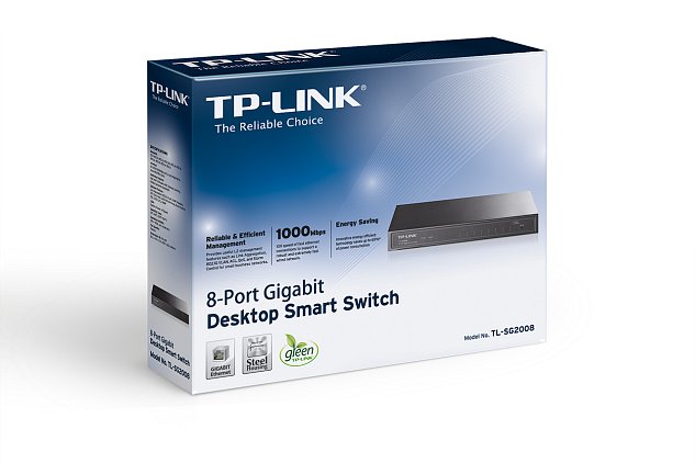 TP-Link TL-SG2008 8x Gigabit Smart Switch