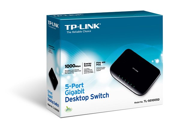 TP-Link TL-SG1005D 5x Gigabit Desktop Switch