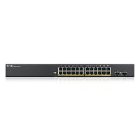 ZYXEL GS1900-24HP v2,24-port GbE L2 PoE switch