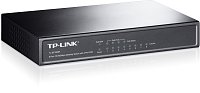 TP-Link TL-SF1008P 8x10/100 (4xPOE) 66W Desktop kovový CCTV Switch