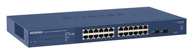 NETGEAR ProSAFE® 24-Port Gigabit Smart Switch, GS724T