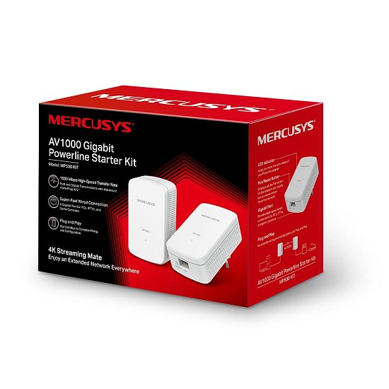Mercusys MP500 KIT AV1000 Gb Powerline Starter Kit