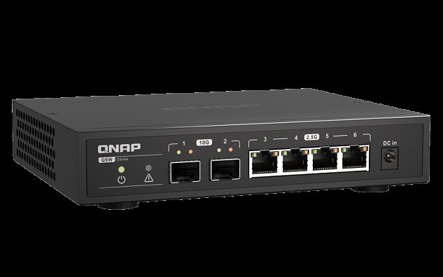 QNAP switch QSW-2104-2S (4x 2,5GbE RJ45 a 2x 10GbE SFP+)