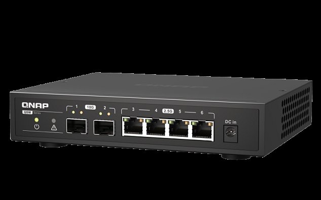 QNAP switch QSW-2104-2S (4x 2,5GbE RJ45 a 2x 10GbE SFP+)