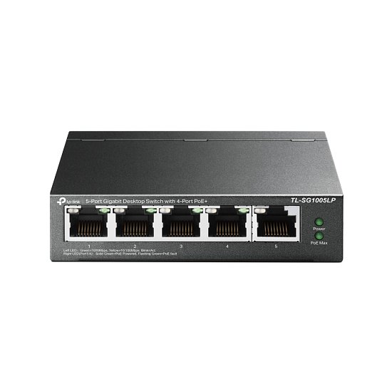 TP-Link TL-SG1005LP 5xGb (4POE+) 40W Desktop Steel Switch