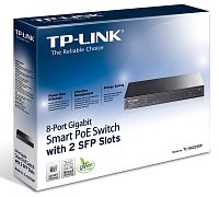 TP-Link TL-SG2210P 8xGb 61W POE Smart switch,2xSFP Omada SDN