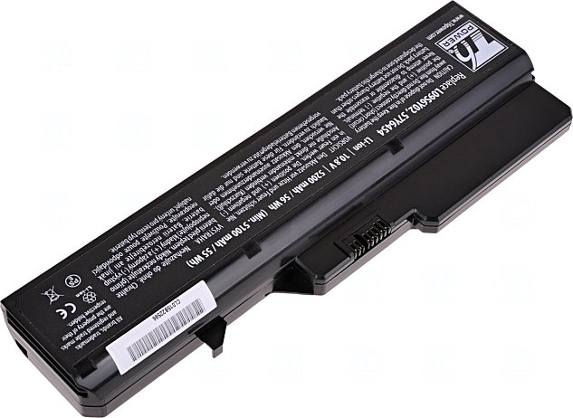 Baterie T6 Power Lenovo IdeaPad G460, G465, G470, G475, G560, G565, G570, G575, 5200mAh, 56Wh, 6cell