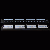 DATACOM Patch panel 24x RJ-45,Cat5e UTP,1U, 19