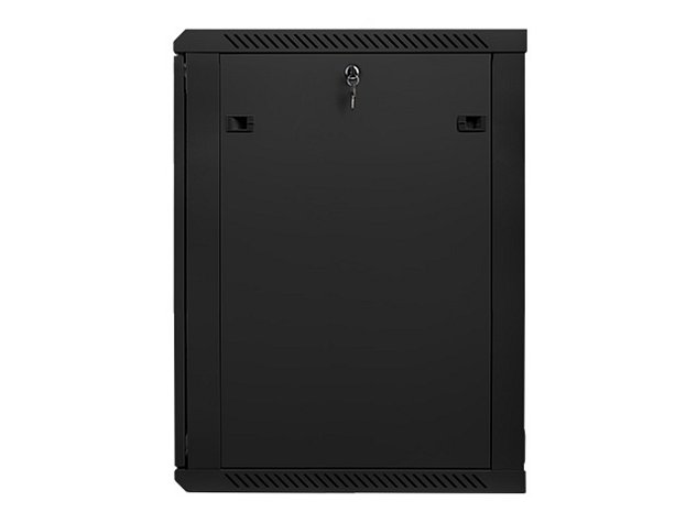 Nástěnný rack 19'' 18U 600X600mm černý flat pack