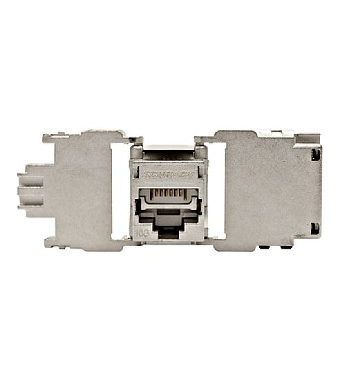 Keystone modul RJ45 stíněný, 10 Gb, třída Ea, 4PPoE