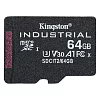 64GB microSDHC Kingston Industrial C10 A1 pSLC bez adaptéru