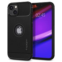 Ochranný kryt Spigen Rugged Armor pro iPhone 13 černý