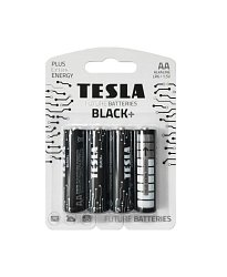 TESLA - baterie AA BLACK+, 4ks, LR06
